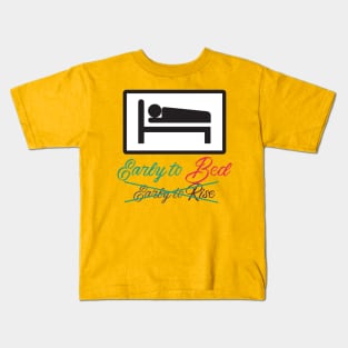 Early to Bed Kids T-Shirt